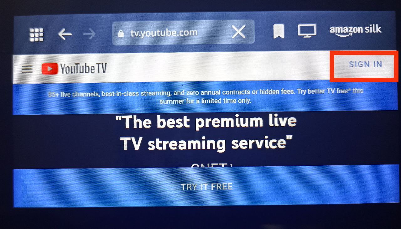 provide youtube tv url