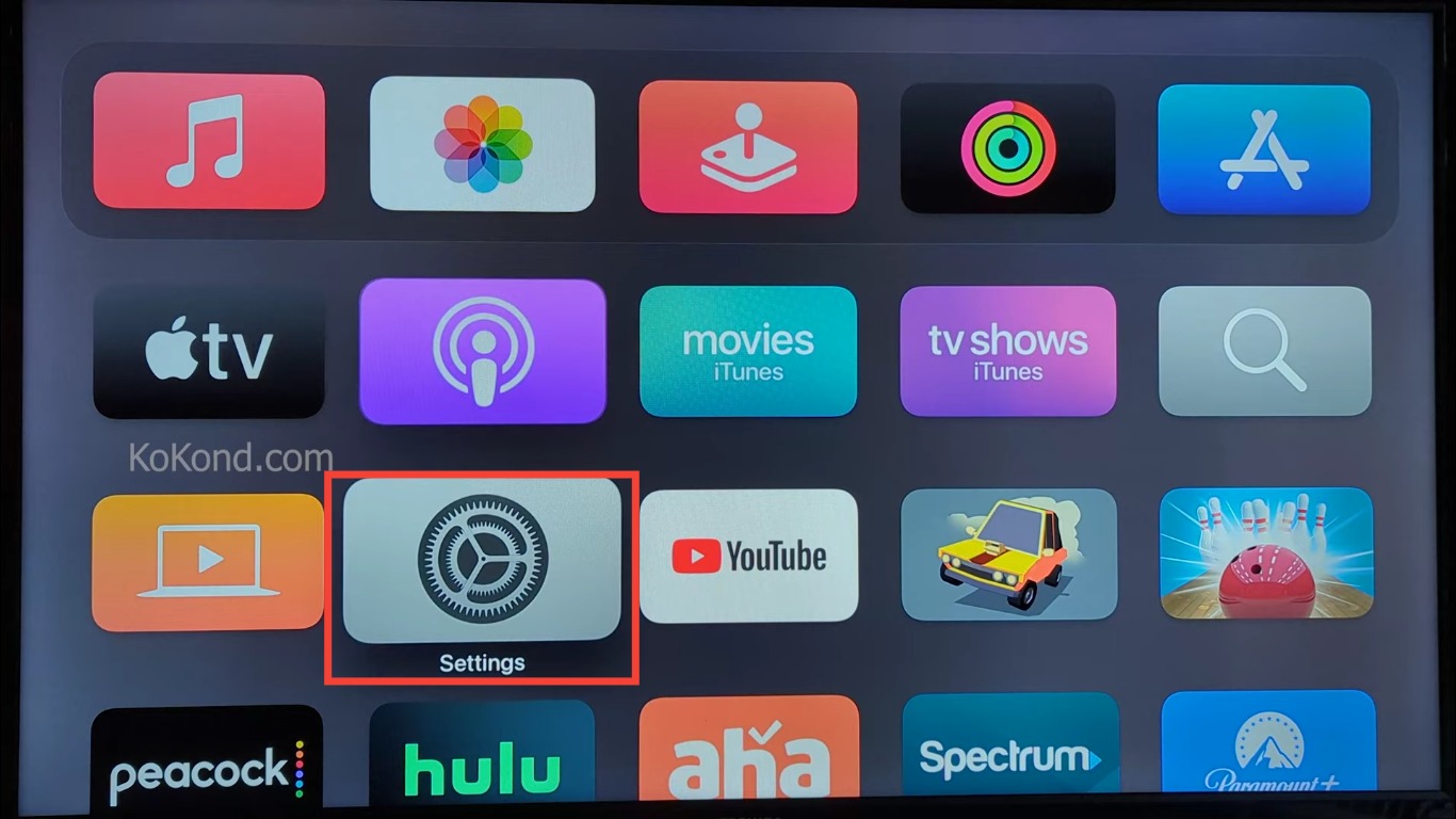 Step 1: Go to Settings