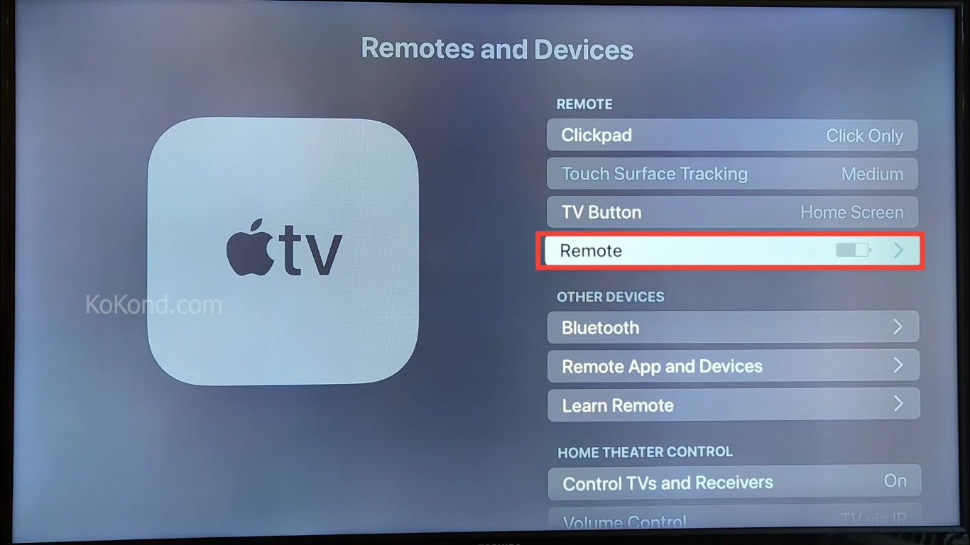 Step 3: Select Remote