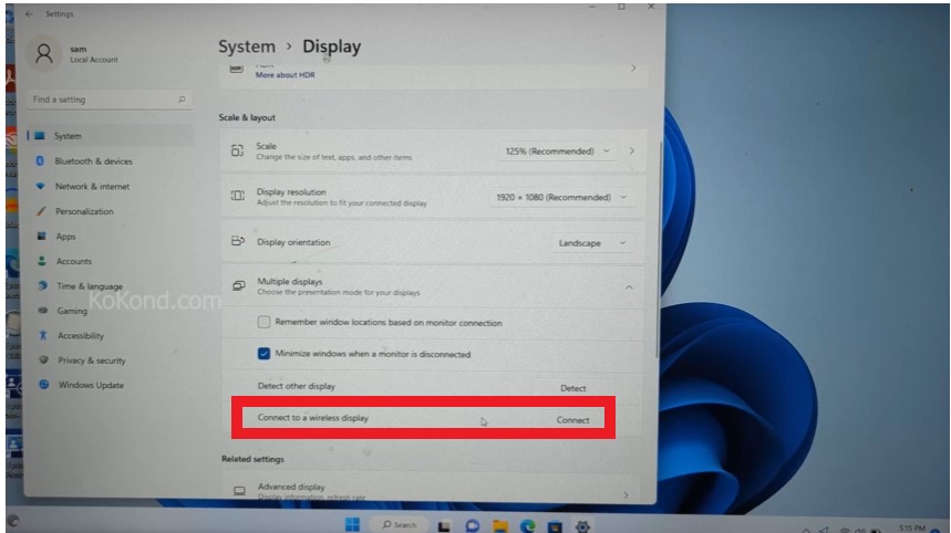 connect-to-wireless-display