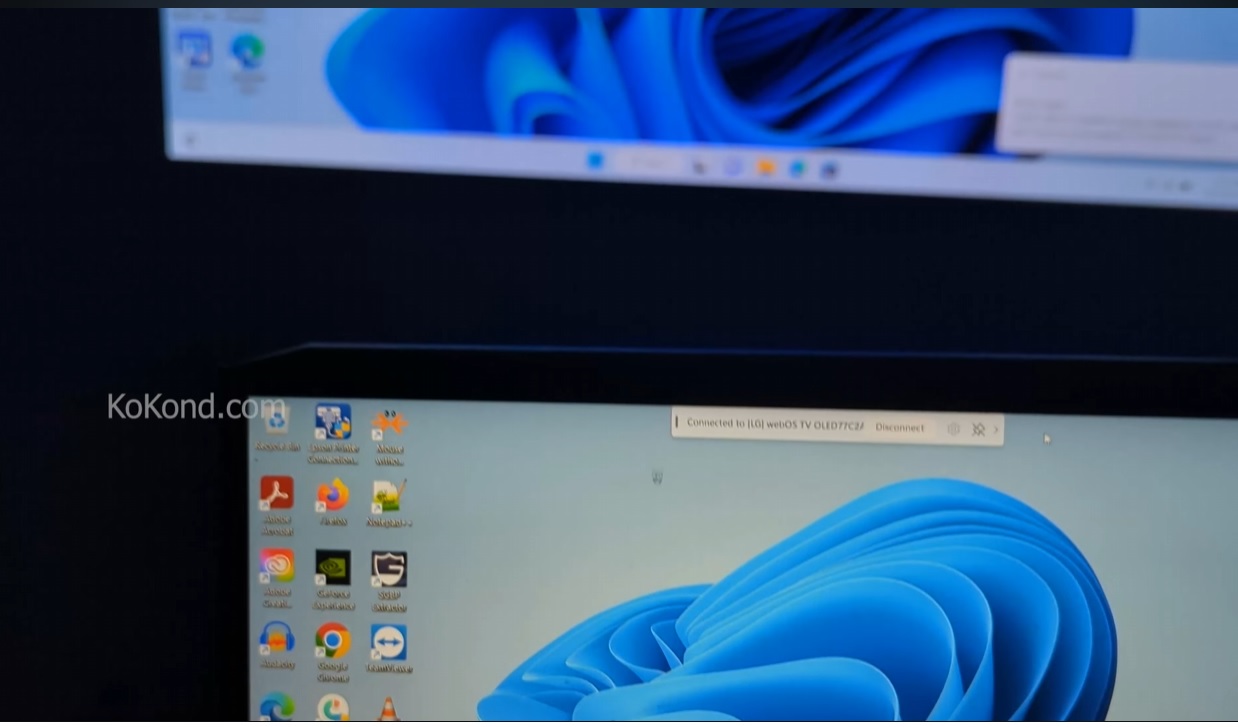 Screen Mirroring from Windows to LG OLED TV