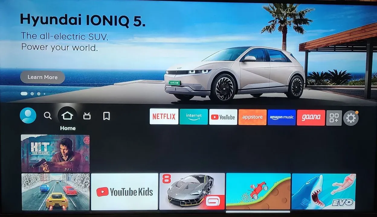 Image showing Home Page of Fire TV Stick