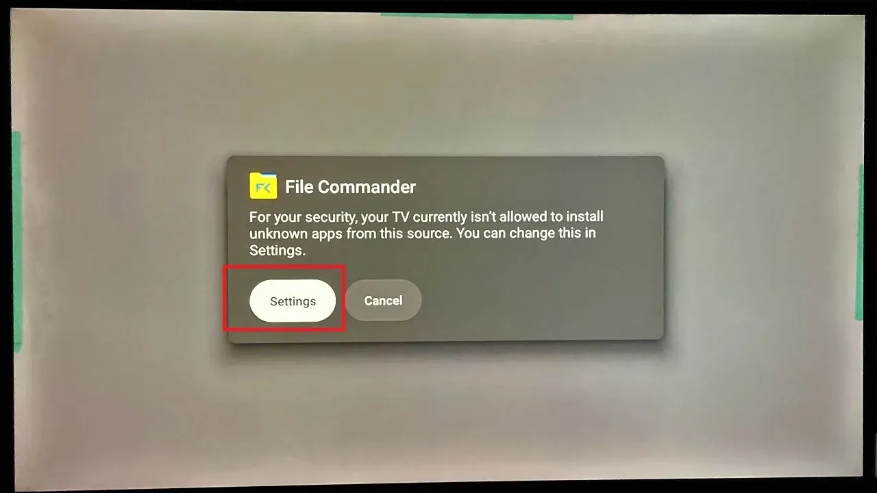 settings in file commander