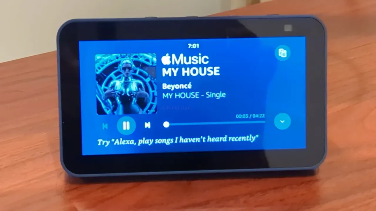 Apple Music Playing on Echo Show