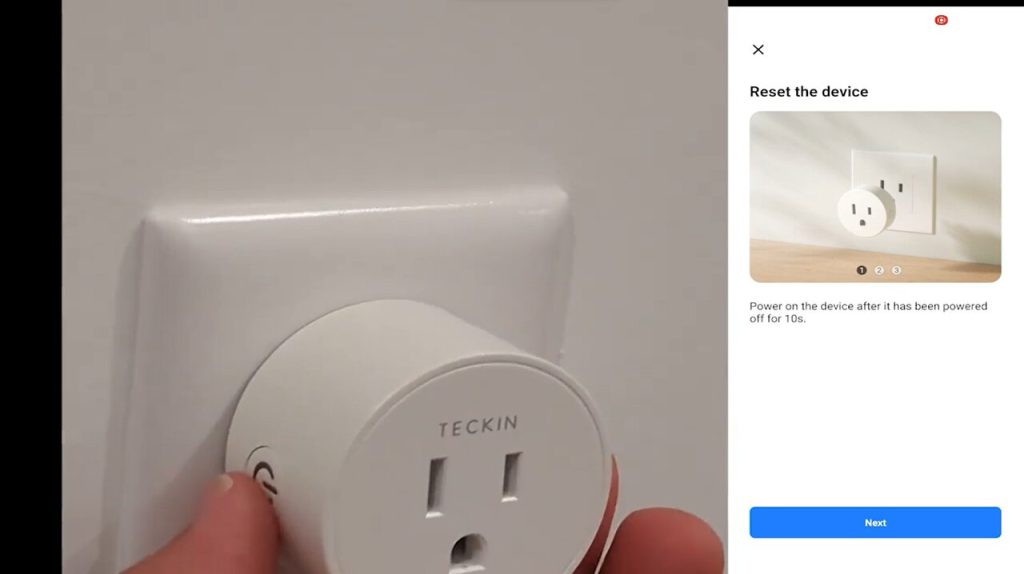 Reset the Smart Plug-Teckin Smart Plug Not Connecting