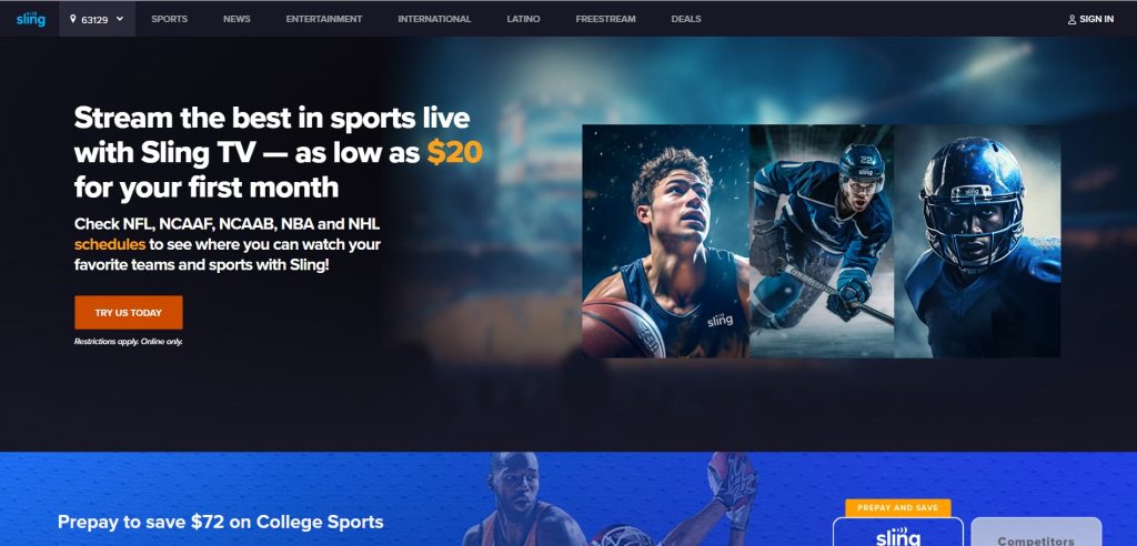 Sling TV Sports - Fire TV Stick