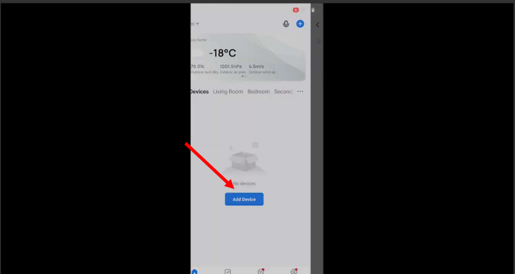 Open The Smart Life And Tap on Add Device