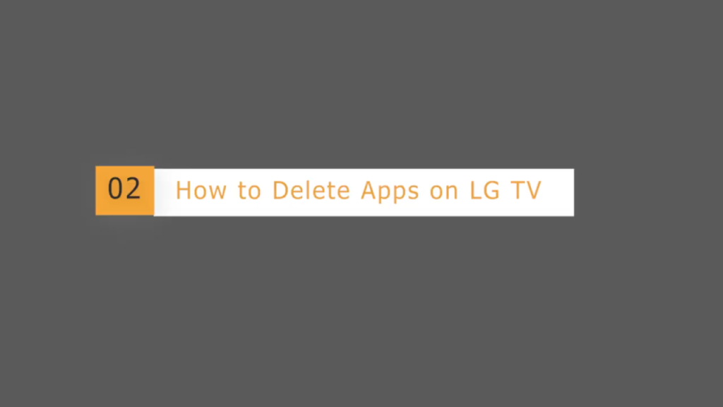 How to delete apps on LG Tv