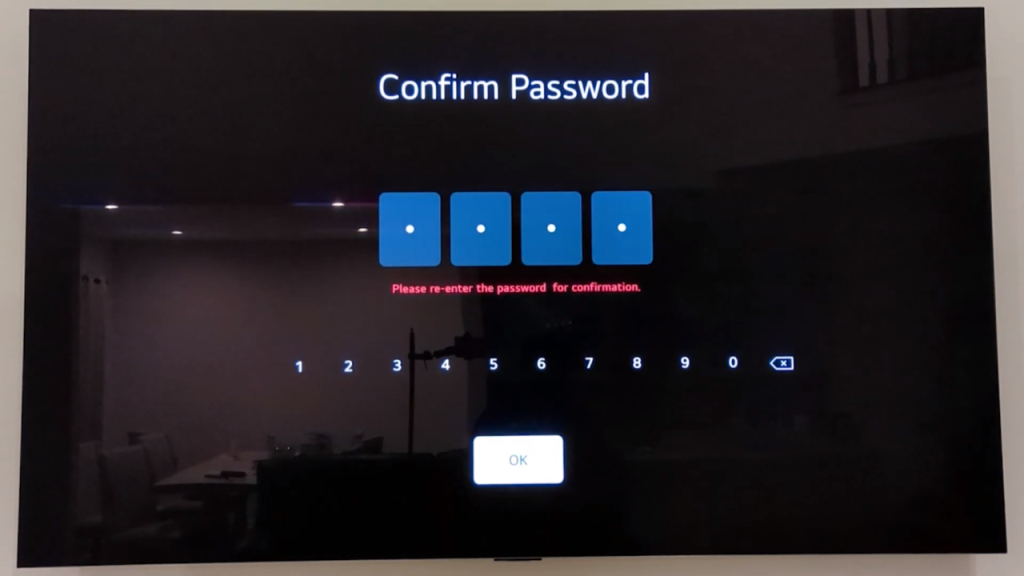Resetting the Password
