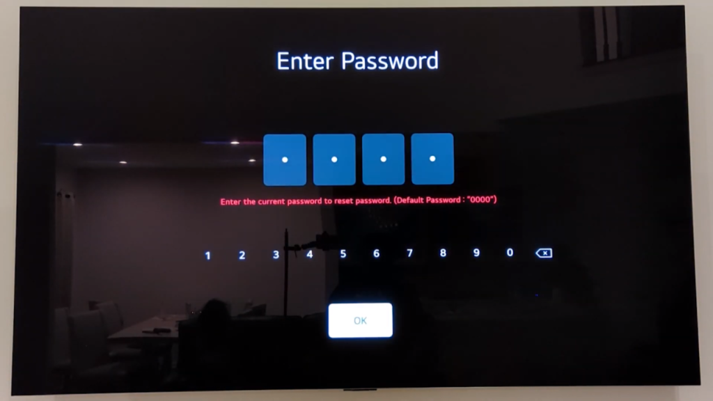 Resetting the Password